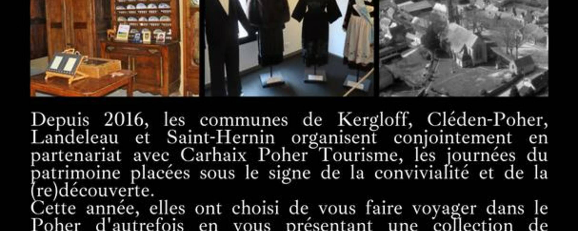 Les Journées du patrimoine dans les communes du Poher