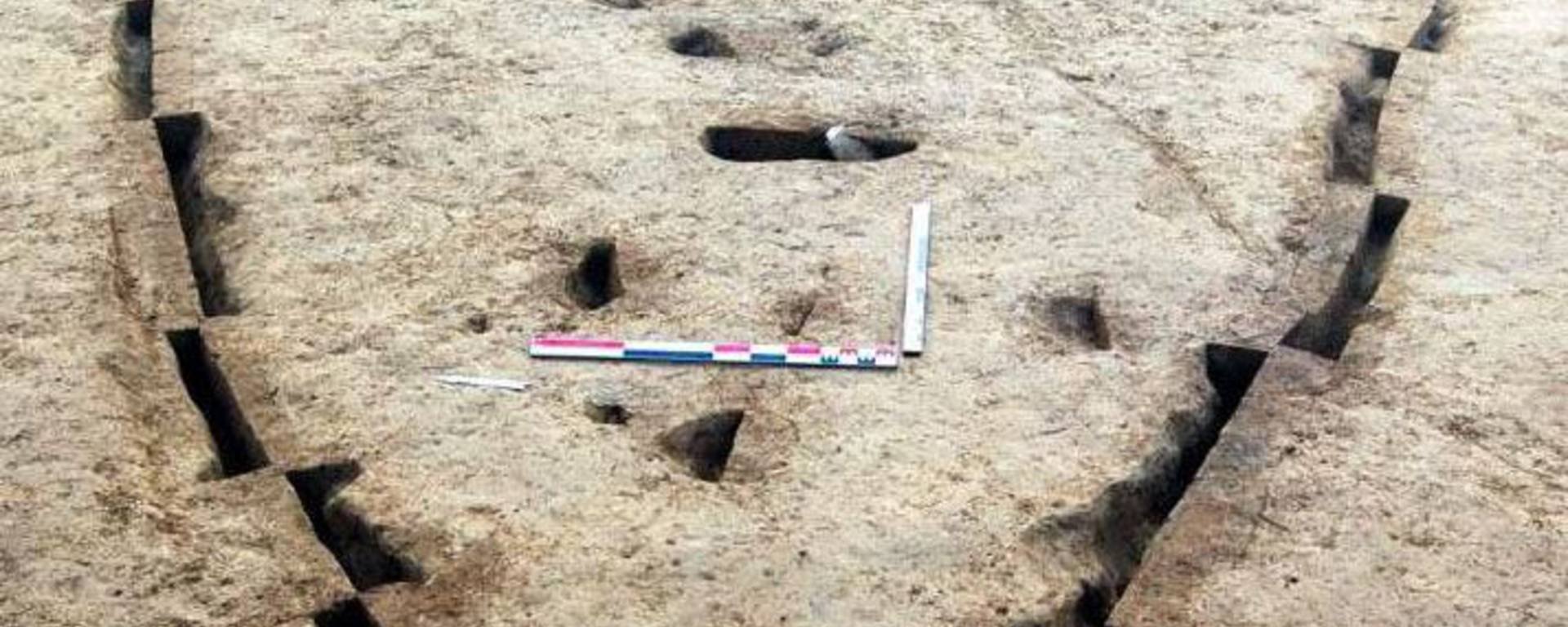 Un bâtiment en amande protohistorique découvert à Kergorvo (S. Toron)
