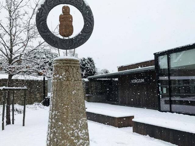 Vorgium sous la neige