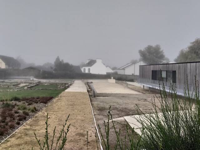 le jardin du centre d'interprétation Vorgium à Carhaix