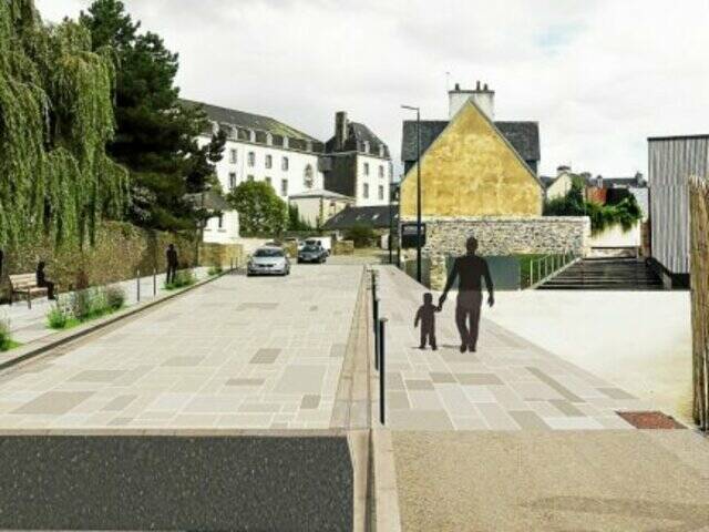 Projet du cabinet d'architecture Madec pour le rue du docteur Menguy (cabinet Madec)