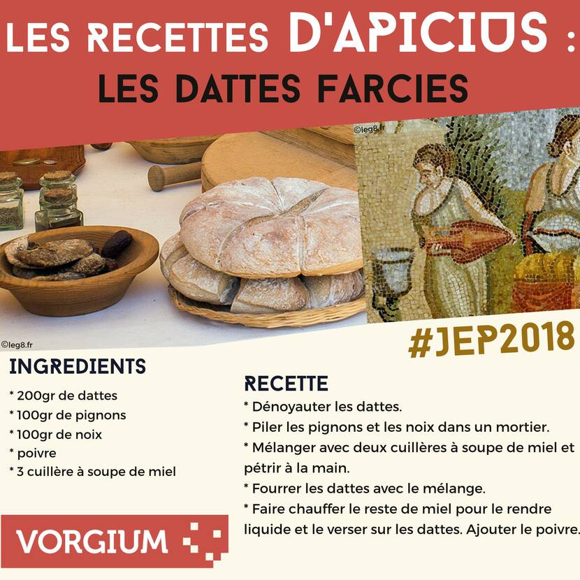 La friandise antique : dattes farcies
