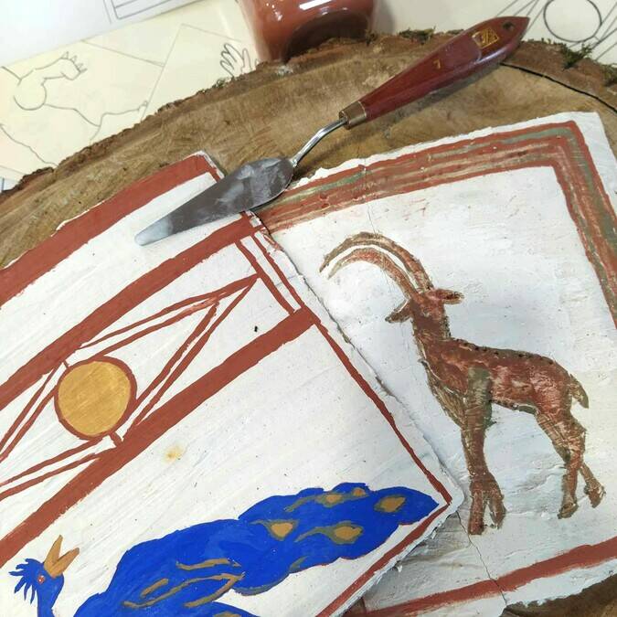 L'atelier fresque à Vorgium